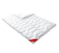 Badenia Bettcomfort Trendline Basic, Duvet, per l'invierno, Bianco, 135 x 200 cm