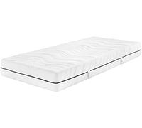 Badenia Trendline BT260 Materasso in schiuma fredda a 7 zone, Stiftung Warentest, edizione 03/2022, grado di durezza 2 (H2 - morbido), 80 x 200 cm, certificato Öko-Tex
