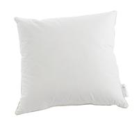 Badenia Trendline Eco Cuscino a 3 camere con piume e piumino 80 x 80 cm, bianco, certificato Öko-Tex, prodotto secondo gli standard di qualità tedeschi