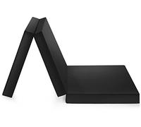 Badenia Trendline Materasso Pieghevole per Ospiti con Fodera in Microfibra Resistente, Certificato Öko-Tex, Superficie 196 x 65 cm, Nero, Prodotto secondo gli Standard di Qualità Tedeschi