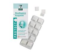 BADERs Protect Oral Hygiene Pharmacy Chewing Gum, Protezione Orale Antibatterica con Tè Verde E Xilitolo, Bianco, 20 Stück (1er Pack)