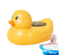 Badethermometer Ente - Digitales Enten-Badethermometer Zur Wassertemperatur-Messung | Sicherer Badespaß Für Neugeborene & Kleinkinder | ABS-Material & Schnelle Temperaturanzeige, Gelb