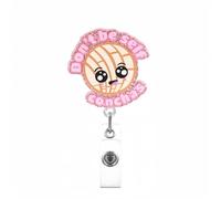 Badge Acrilico Retrattile Con Clip In Metallo Per Infermiera Dottore Insegnante Per Insegnante Per Un Bagno A Passero Per Il Distintivo Retrattile Per L'Assistenza Sanitaria