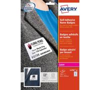 Badge adesivi in seta acetata AVERY 63,5x29,6 mm 20 fogli - L4784-20