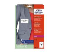 Badge adesivi per tessuti rotondi Avery Conf. 20 fogli - L4881-20