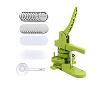Badge Button Maker Machine Fai da te Pin Button Maker 25-58MM Dado intercambiabile, Badge Punching Die Round Button Dies(32mm set)