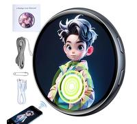 Badge Digitale Ricaricabile Touchscreen Indossabile Trasferimento | Badge Elettronico Intelligente Per Fan Di Anime Comic Con ACG Festival Cosplay Casa Viaggi Scuola Club Decorazio