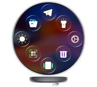 Badge Digitale Spilla con Schermo da 4.5 Cm | Distintivo Elettronico Con Touchscreen Senza Fili E 10 Ore Di Autonomia Per Fan Di Anime Maglioni Cappelli Stole Abiti E