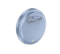 Badge elettronico,Badge digitale E-Pin,Pin con display Pixel HD 5.8 cm, batteria 600 mAh Pixel pin digitale autonomia 18 H, per fan di anime/calcio/spettacolo/concerto (Blue)