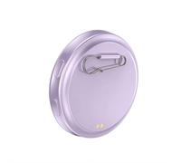 Badge elettronico,Badge digitale E-Pin,Pin con display Pixel HD 5.8 cm, batteria 600 mAh Pixel pin digitale autonomia 18 H, per fan di anime/calcio/spettacolo/concerto (Purple)