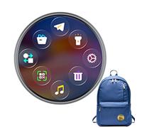 Badge elettronico digitale - Smart display touchscreen da 1,85 pollici, spilla per immagini anime video di calcio, hardware elettronico portatile indossabile, accessorio interattivo | per eventi di fe