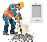 Badge elettronico intelligente 4G con display di testo, supporta la comunicazione bidirezionale e l'assegnazione delle attività, ideale per localizzare personale sul campo nella gestione della pulizia