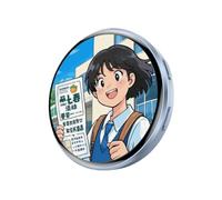 Badge elettronico - Pin display LED indossabile per schermo Smart IPS, targhetta digitale animata personalizzata, badge di comunicazione multi-scena, eventi perfetti Mostre Festival Concerti Cosplay C