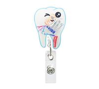 Badge Holder Clip | Hanger Organ Shake Toy Retractable Clip | 8.5cm/3.35 Inches Name Badge Holder