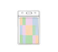Badge Holder verticale ID - Clear Name Tag Holder | Vertical ID CARDD Name Tag Badge Holder, Badge Holders, Office Supply Card For Credit Cards Pass Cards Hotel Key Cards
