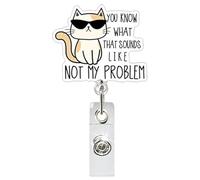 Badge Reels Retractable, Cartoon Nurse Holder, Pull Badge Reel Design, ideale per Teacher Doctor Student Uniform Accessories School Hospital Office Use, 3,35 pollici