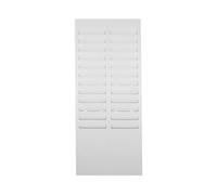 Badge Storage Rack Wall-Mounted Attendance Cards Shelf Retractable Information Display Office Employees 1Pack