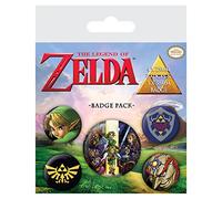 Badgepack 5 Pezzi the Legend of Zelda