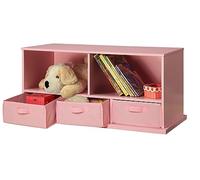 Badger basket Shelf Storage Cubby con tre cestini