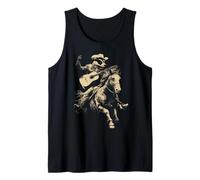 Badger Cowboy Suonare Chitarra Cavaliere Cavaliere Western Rodeo Canotta