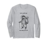 Badger Scusa Devo Andare Le Vibrazioni Sono spente Meme Divertente Maglia a Manica