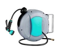 BADIKA Avvolgitubo Avvolgitubo Automatico Retrattile da Parete for Tubo da Giardino in plastica da 10 m for Esterni