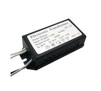 BADIKA trasformatore elettronico Trasformatore elettronico da 60 W, 120 W, 160 W, AC110 V-130 V a AC 12 V, Alimentatore for Lampada alogena, Perline di Cristallo, lampadario al Quarzo(60W)
