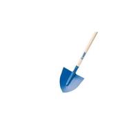 BADILETTO A PUNTA MANICO FAGGIO 120 CM PALA BLU CARPENTIERE IN ACCIAIO