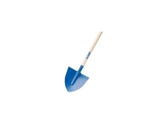 BADILETTO A PUNTA MANICO FAGGIO 120 CM PALA BLU CARPENTIERE IN ACCIAIO