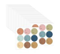 Badiman 300 Pezzi di Etichette con Nome per Regali in 9 Colori per Eventi E Celebrazioni, Set C