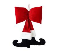 Badiman Decorazione Natalizia Pendaglio per Albero Oggetto Decorativo Ciondolo Artigianale in Morbida Flanella Adatta Come Dono Significativo per Feste E Ric, 60x40 Cm
