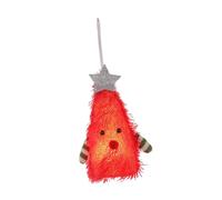 Badiman Pendente Natalizio Ciondolo Decorativo Miniatura Artigianale Sfera Da Appendere Ornamento Luminoso Design Unico per Feste Adatto per Compleanni Matrim, Rosso