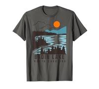 Badin Lake North Carolina Summer Lake Life Nautica Maglietta