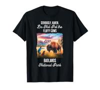 Badlands National Park - Divertente Non accarezzare Le Mucche lanuginose Maglietta