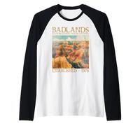 Badlands National Park | South Dakota Maglia con Maniche Raglan