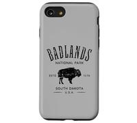 Badlands South Dakota Bison Design invecchiato Custodia per iPhone SE (2020) / 7/8