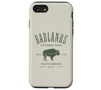 Badlands South Dakota Bison Design invecchiato Custodia per iPhone SE (2020) / 7/8