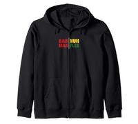 Badman Nuh Flee Caribbean Dancehall Felpa con Cappuccio