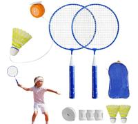 Badminnton Trainer | 8 cm Badmintnon Training Machine | Portable Shuttle Trainer | Dispositivo telescopico regolabile per pratica con racchette e palline, design sicuro alla parete, perfetto per