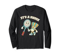 Badminton Amore Retro Vintage It's A Match Maglia a Manica