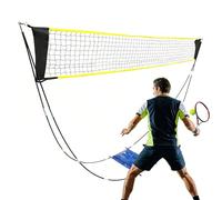 Badminton Net - Fiber Rod Oxford 300x153cm, Portable Sport Net, Foldable Training Nets | Lightweight Durable Design, Pickleball Nets, Badminton For Backyard, Park, Vacation, Camping, Beach, Court, Gym