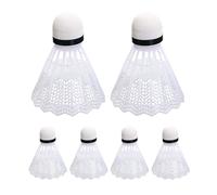 Badminton per principianti - 6 navette da Badminton, forniture Badminton durevoli e stabili per la pratica di colpo, forniture di Badminton per uomini, donne, giovani giocatori