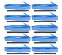 Badminton Racchetta con esagvo overgrip tinnis rastrel overgrip Gust Glice Tocco Perforato Perforato Assorbimento del Sudore a Prova di Sudore Comodo Materiale Eva Morbido per Gli (Blu)