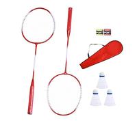 Badminton Racket Set - Set di racchetta da 2 giocatori, attrezzatura sportiva all'aperto | Gear da badminton completo affidabile Adolescenti per bambini, adolescenti, borsa da trasporto netto in nylon