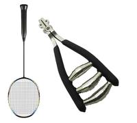 Badminton Racquet Threader, strumento per racchetta da tennis, in acciaio inox, morsetto per badminton Racquet, molla per attrezzi caricata, threader per tennis