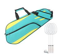 Badminton Raket Bag - 3 Racquet Carry Case con tracolla - Borsa sportiva | Interno imbottito per protezione, chiusura durevole con cerniera, ideale per allenamento e partito