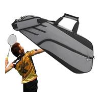 Badminton Raket Bag - 3 Racquet Carry Case con tracolla - Borsa sportiva | Interno imbottito per protezione, chiusura durevole con cerniera, ideale per allenamento e partito