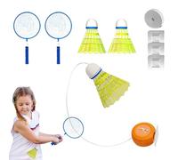 Badminton Rebound Trainer, attrezzatura da badminton pratica | Set di volani di rimbalzo regolabile per allenamento di coordinazione occhio-mano e agilità per parchi