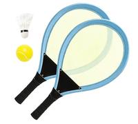 Badminton set per bambini - Gioco di Racchette Portatile - Racchette da Tennis Giocattolo per Bambini - Per Bimbi e Bimbe da 3 a 12 Anni Gioco Genitore-Bambino Portatile per la Casa per il Giardino ed