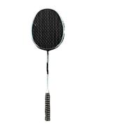 Badminton Set Racchetta da badminton resistente interamente in fibra di carbonio for uomini e donne, controllo palla professionale, racchetta singola ultraleggera, 10U, 50 g(10U black all carbon)